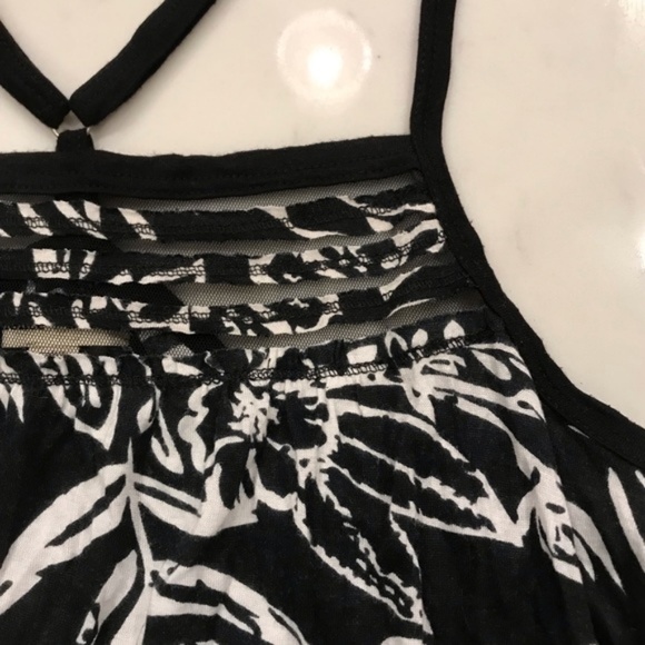 Urban Outfitters Silence + Noise Abstract Floral Trapeze Tank Top Size Small - Picture 7 of 8